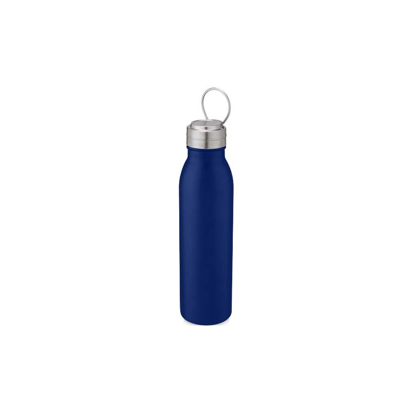 Garrafa desportiva de 700 ml de aço inoxidável com alça de metal 