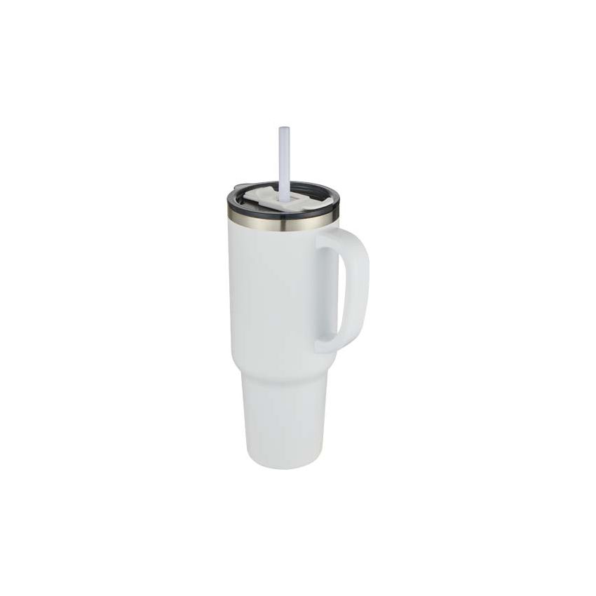 Gobelet isotherme à double paroi en cuivre certifié RCS avec paille, 1200 ml 