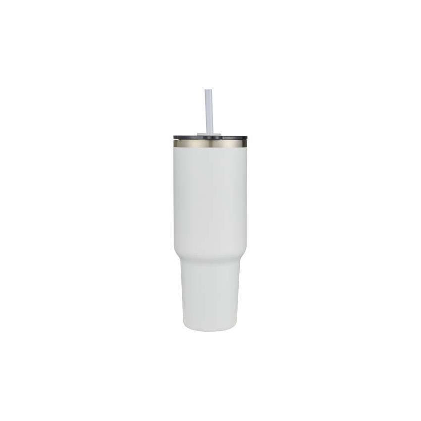 Gobelet isotherme à double paroi en cuivre certifié RCS avec paille, 1200 ml 
