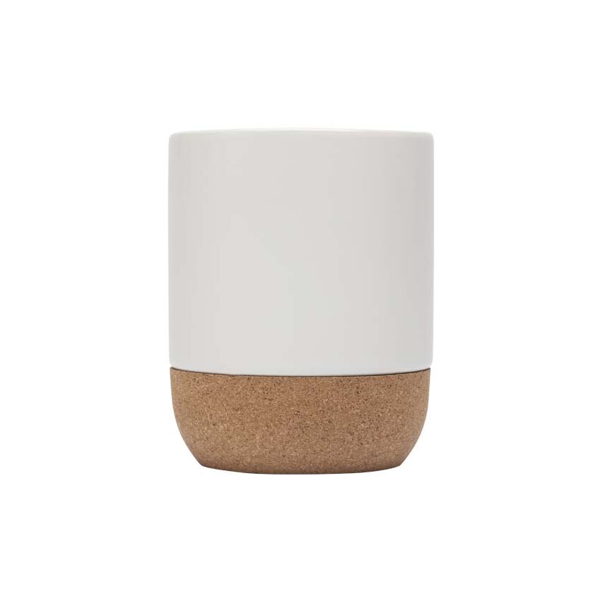 Mug en céramique de sublimation de 300 ml avec détails en liège