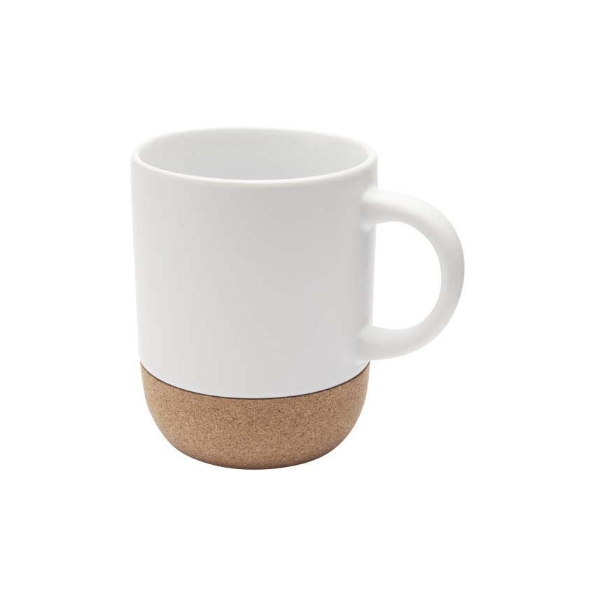 Mug en céramique de sublimation de 300 ml avec détails en liège