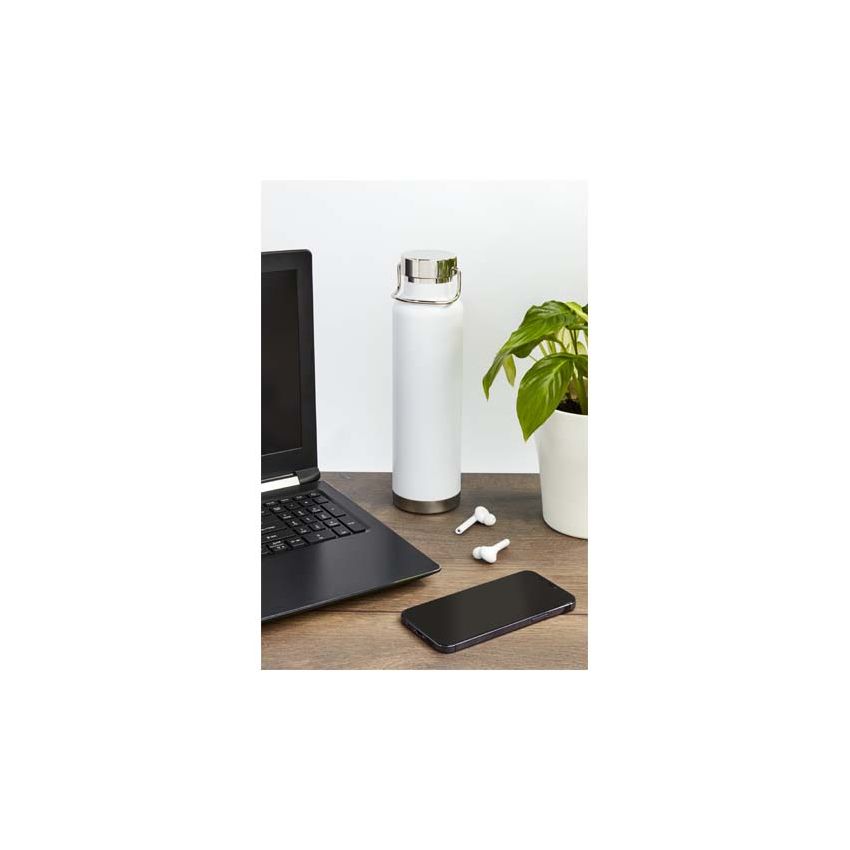 Gourde en acier inoxydable recyclé avec isolation sous vide en cuivre certifiée RCS de 650 ml 