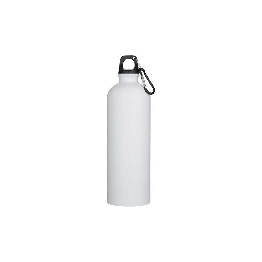 Gourde en acier inoxydable finition mate simple paroi certifiée RCS 750 ml avec mousqueton
