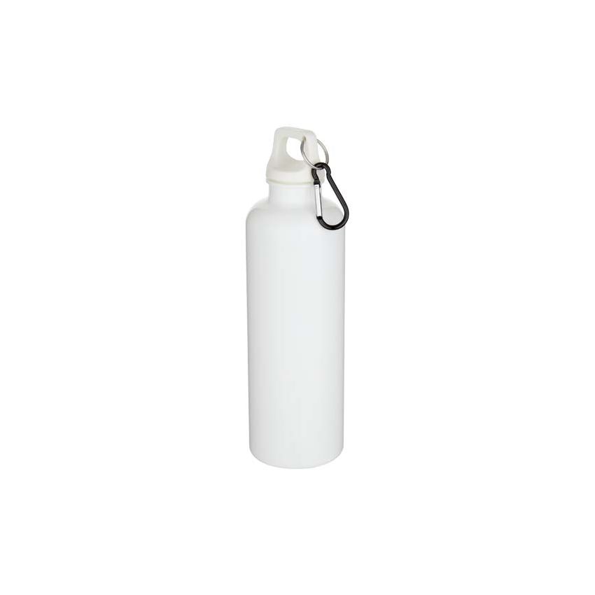 Bouteille d'eau en plastique recyclé RCS Oregon 750 ml, couleur unie, avec mousqueton