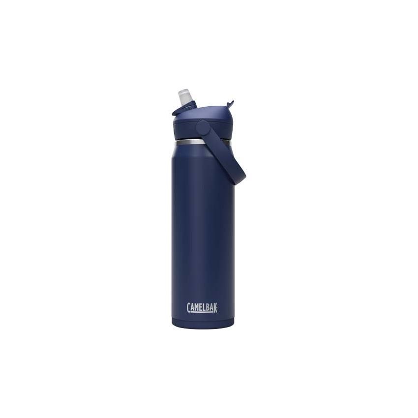 Gourde en acier inoxydable 740 ml avec paille rétractable 