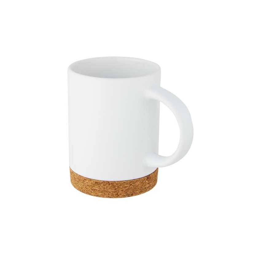 Caneca de cerâmica de 425 ml com base de cortiça 
