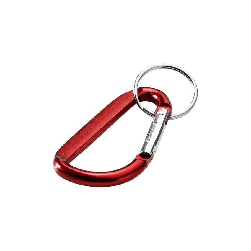 Porte-clés avec mousqueton en aluminium recyclé RCS 