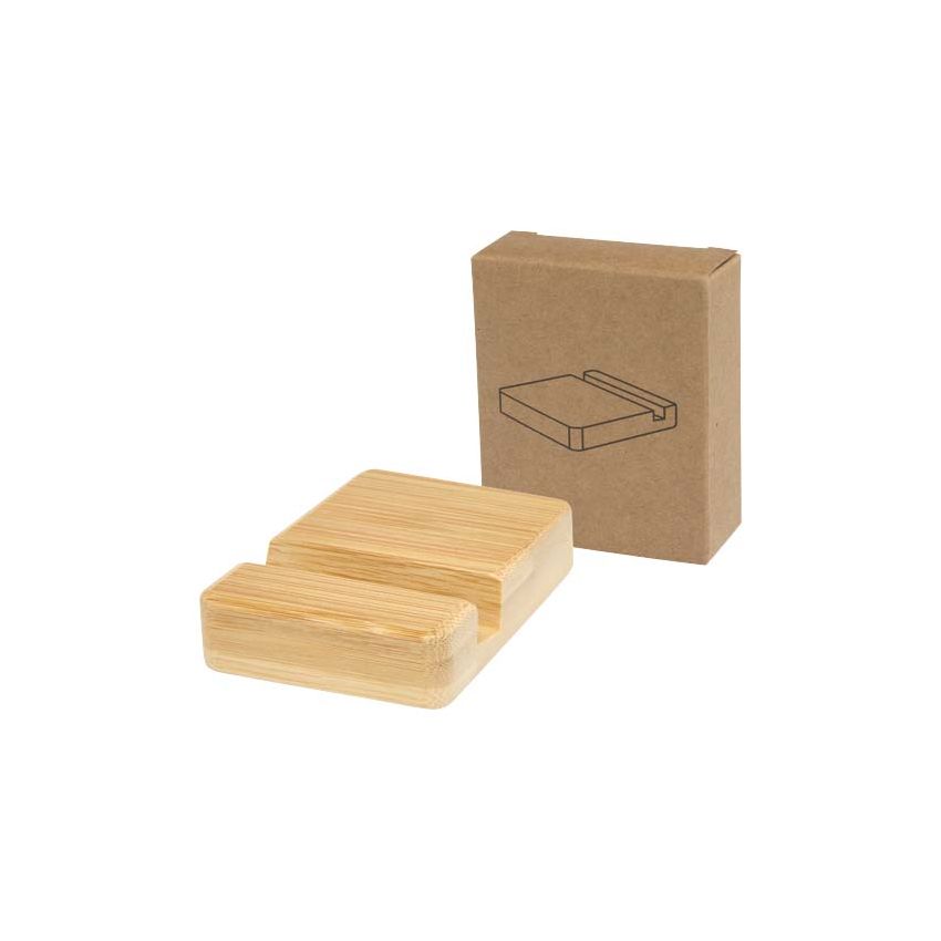 Suporte de telemóvel de bambu 