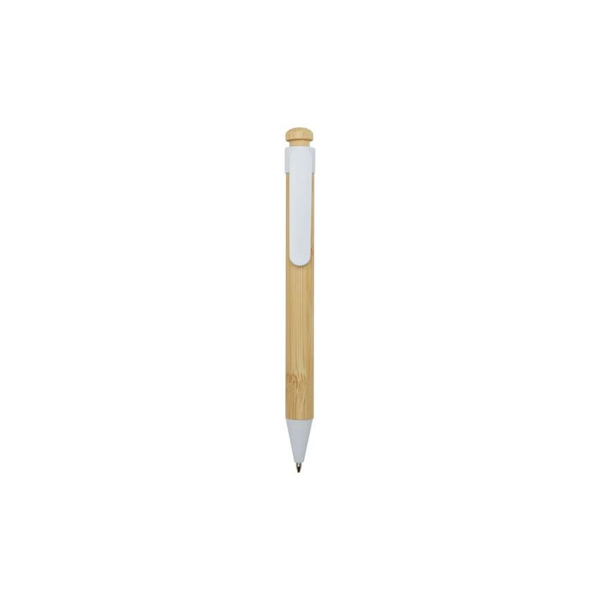 Stylo bille en plastique recyclé et bambou 