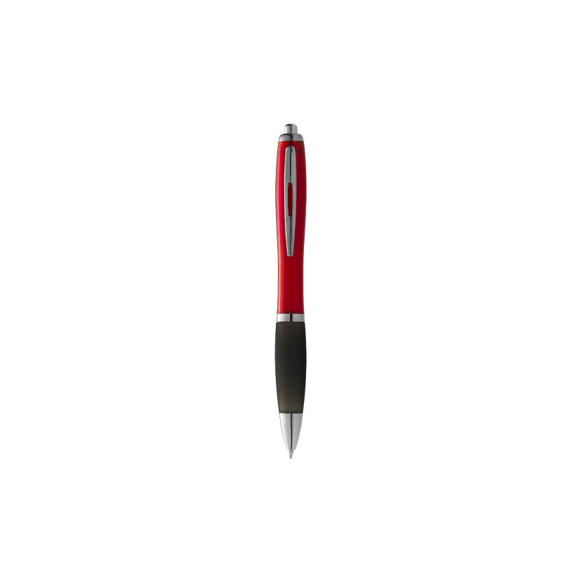 Stylo avec corps coloré et prise noire 