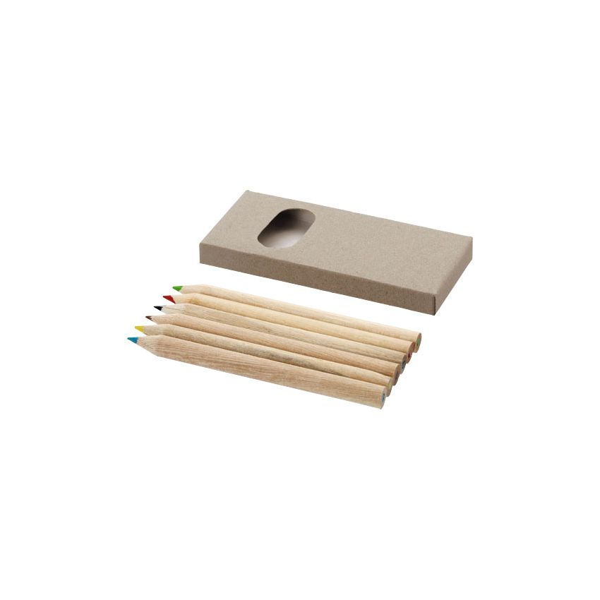 Conjunto de 6 lápis de cor 