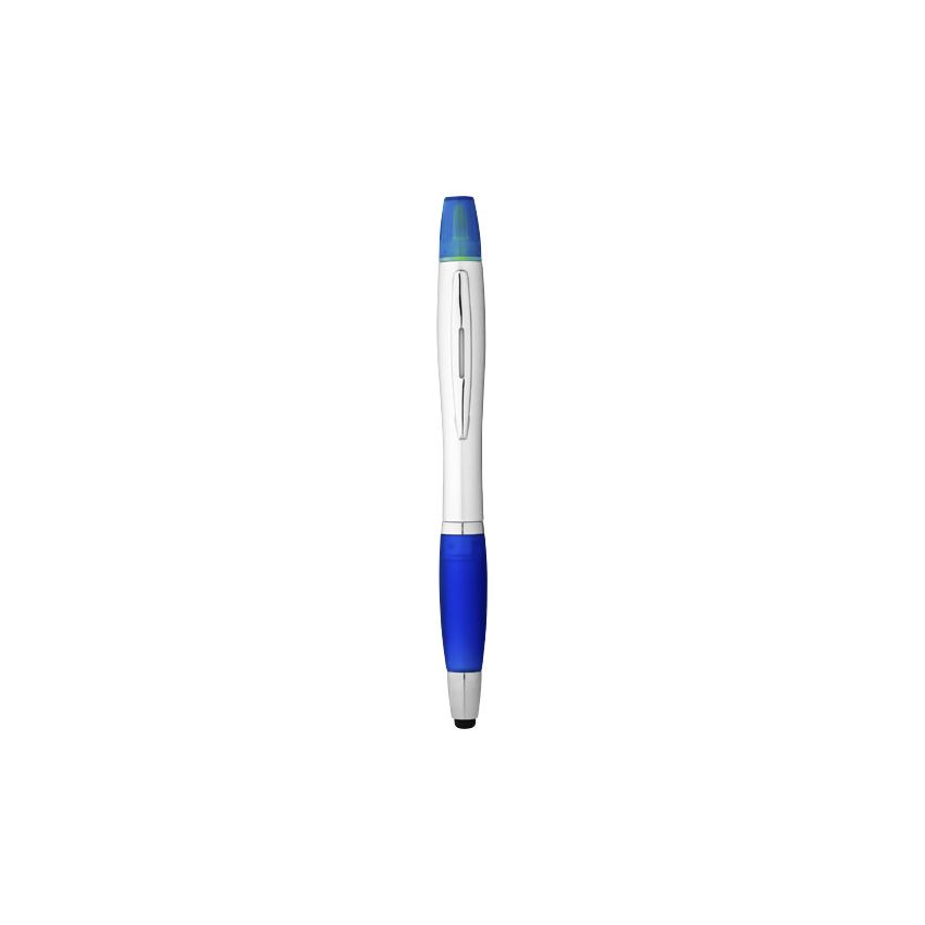 Stylo bille avec surligneur et stylet