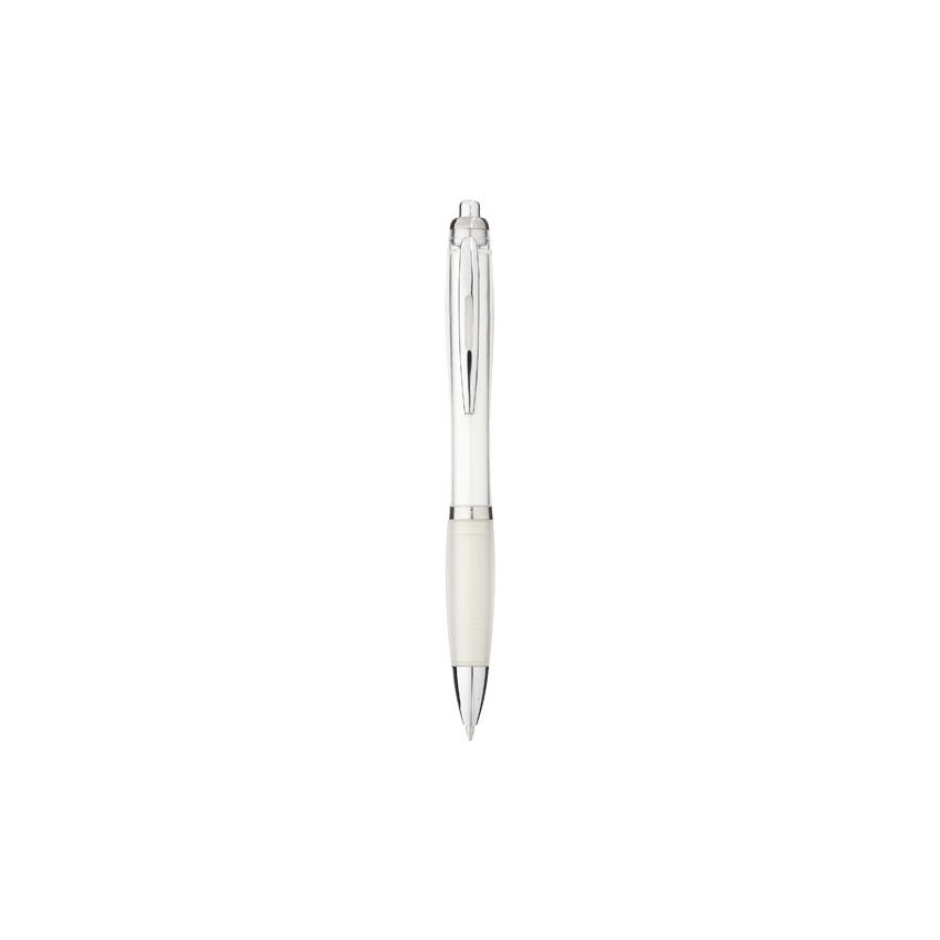 Stylo à bille avec corps et grip colorés 