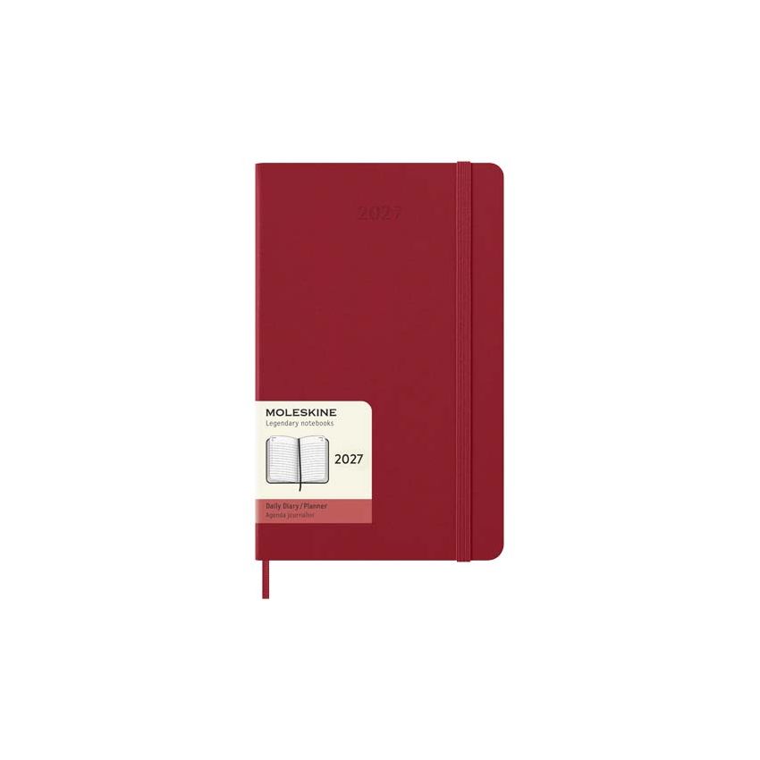 Agenda journalière à couverture rigide pour 12 mois Moleskine