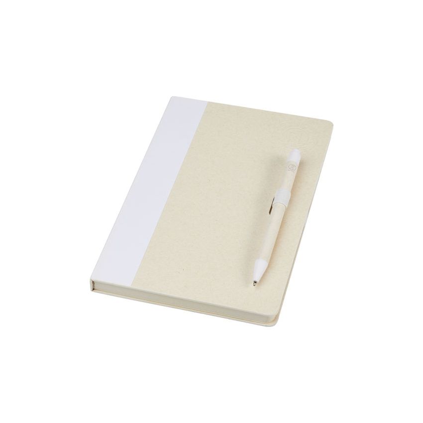 Ensemble stylo bille et bloc-notes format A5 