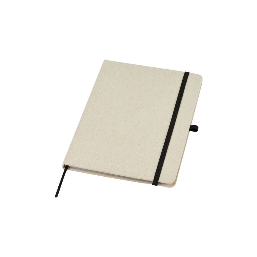 Bloc-notes à couverture rigide en coton biologique