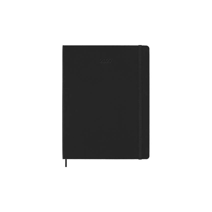Agenda hebdomadaire XL à couverture rigide 12 mois Moleskine