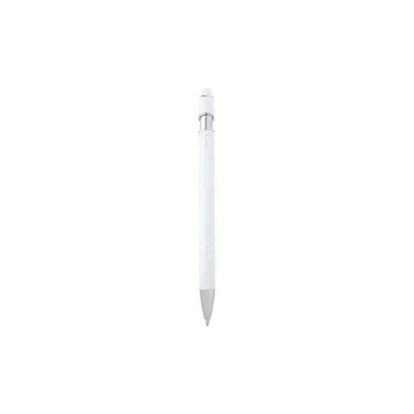 Stylo à bille avec finition argentée 