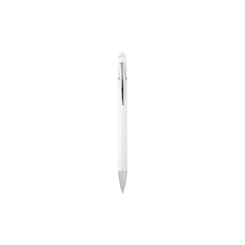 Stylo à bille avec finition argentée 