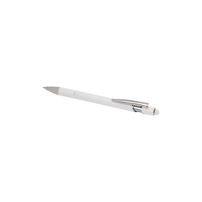 Stylo à bille avec finition argentée 