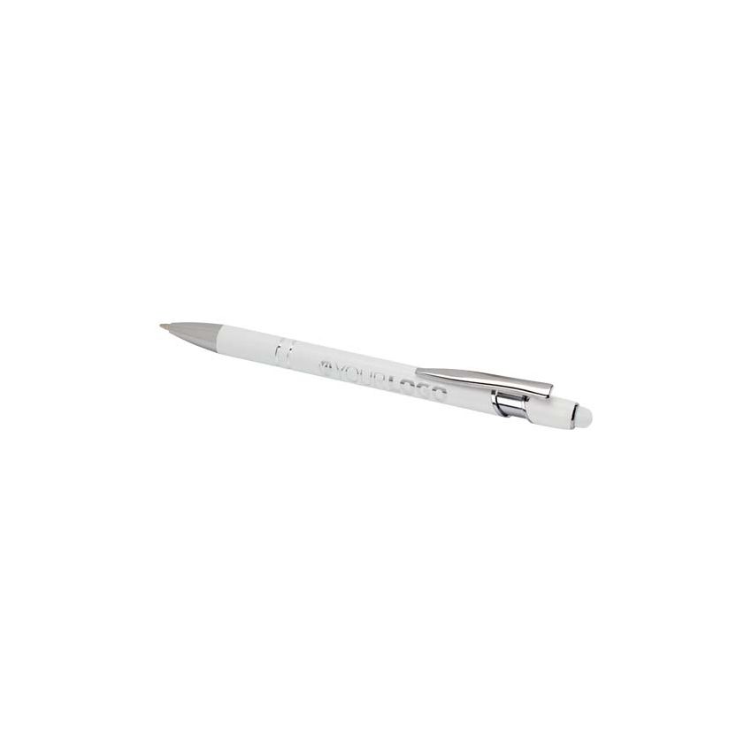 Stylo à bille avec finition argentée 