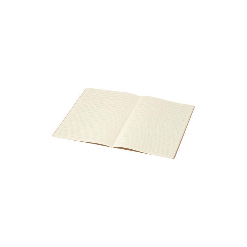Cahier de notes A5 kraft à pages lignées 