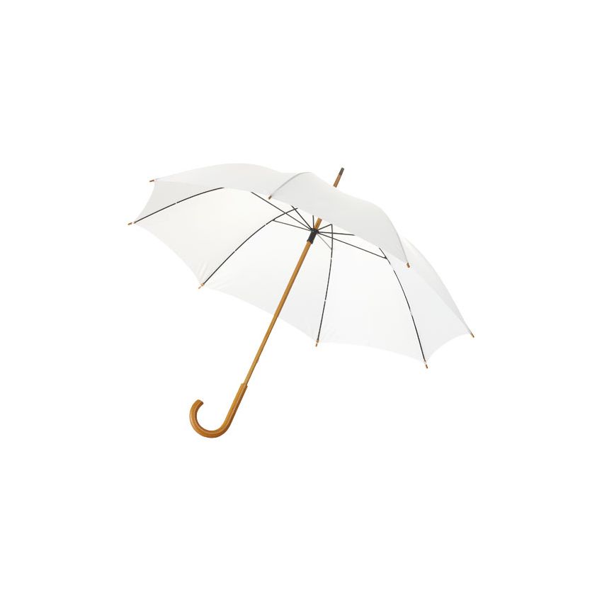 Parapluie avec mât et poignée en bois de 23’’ 