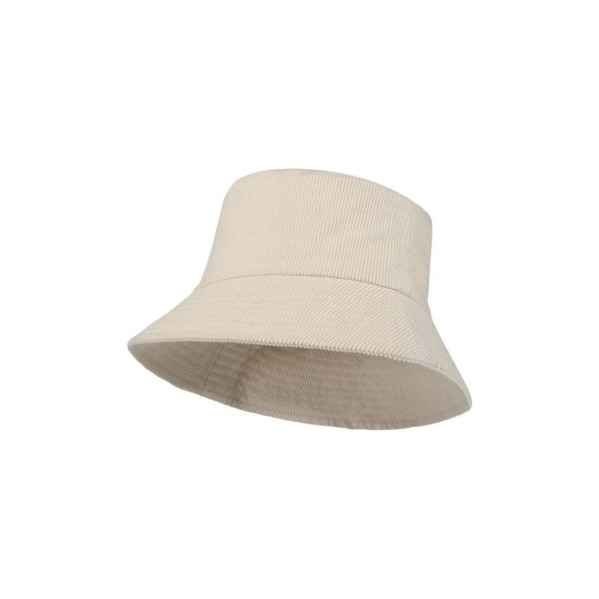Chapeau de soleil recyclé en velours côtelé 