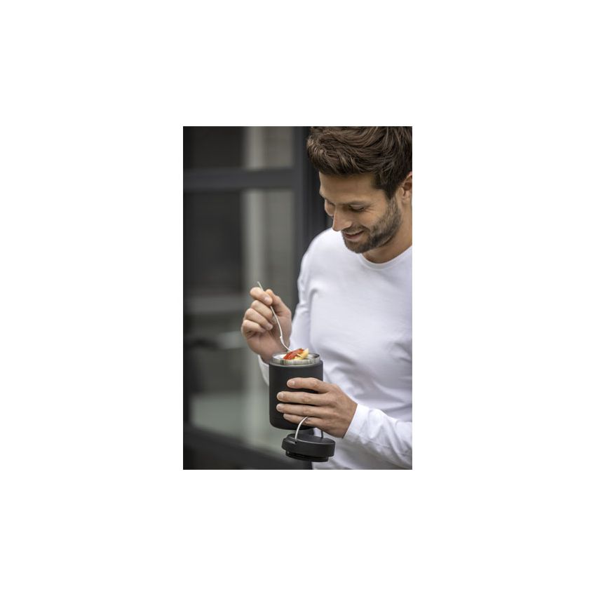 Lunch box en acier inoxydable recyclé avec isolation 500 ml 