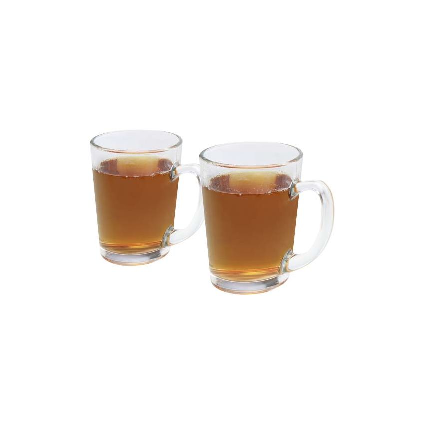 Ensemble de 2 pièces en verre pour thé 