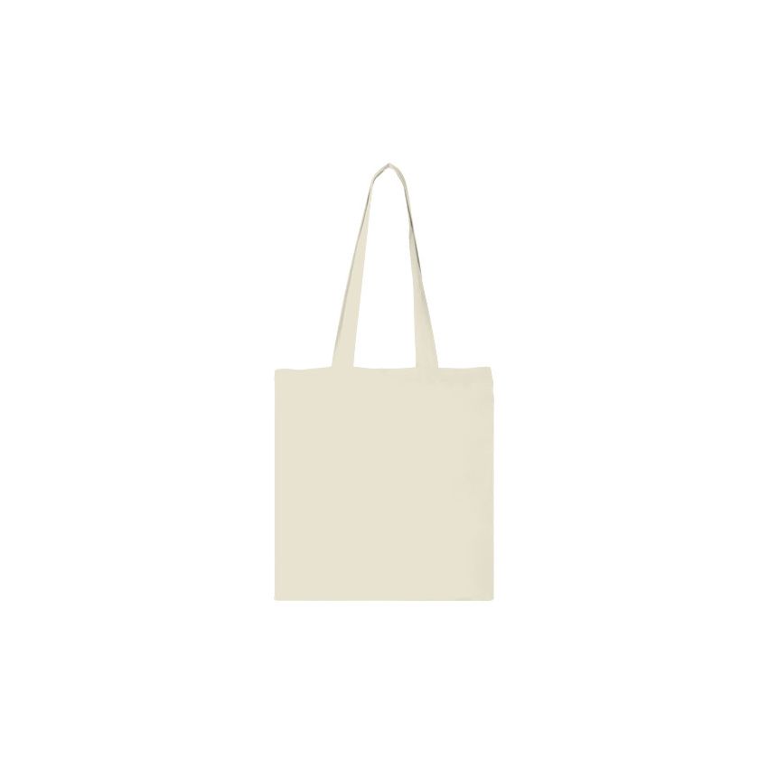 Sac en coton 100 g/m² avec longue anse 