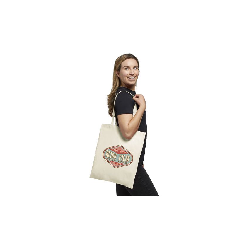 Sac en coton 100 g/m² avec longue anse 
