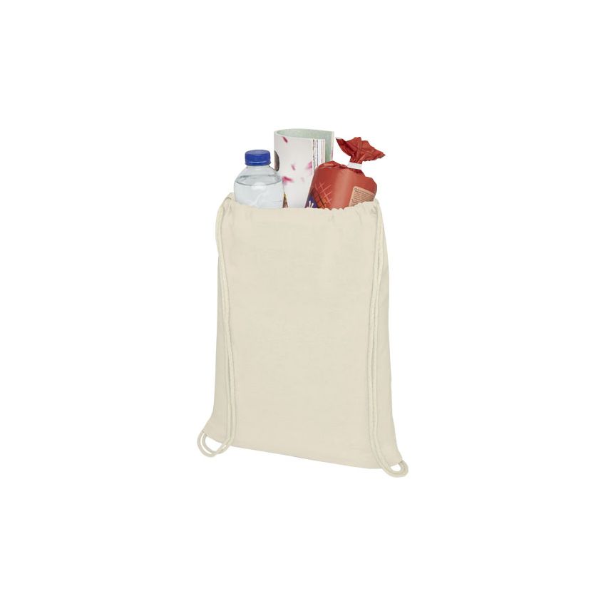 Sac à cordons en coton 100 g/m² de haute qualité 