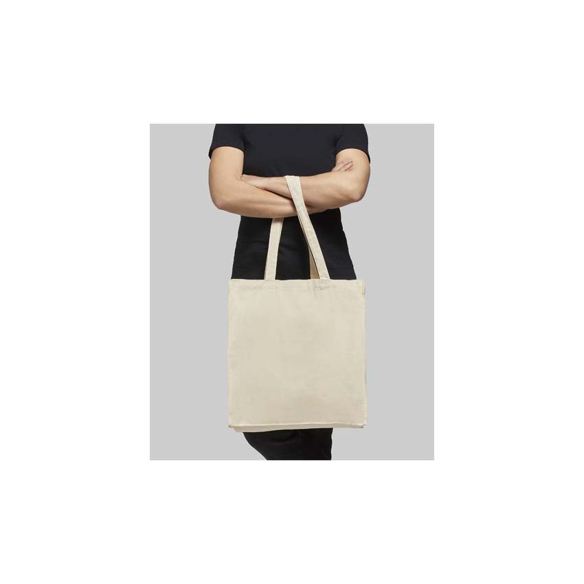 Sac en coton 220 g/m² avec longues anses 