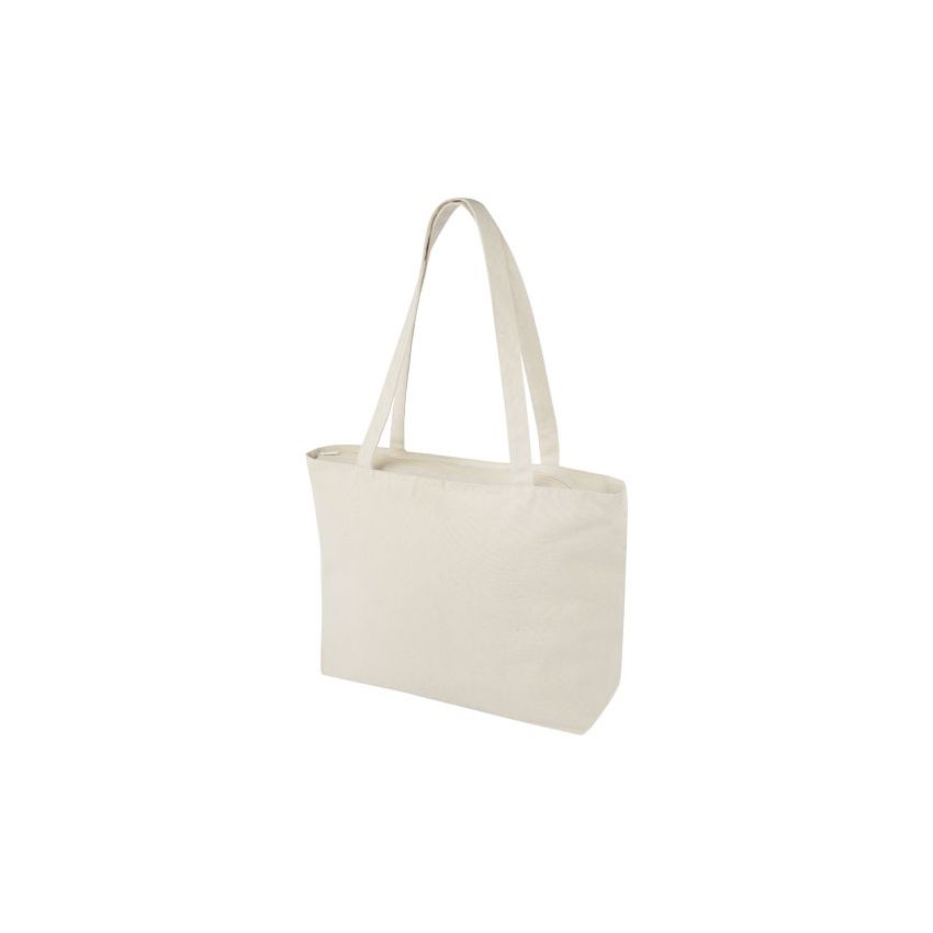 Sacs Tote en coton 320 g/m² avec fermeture 