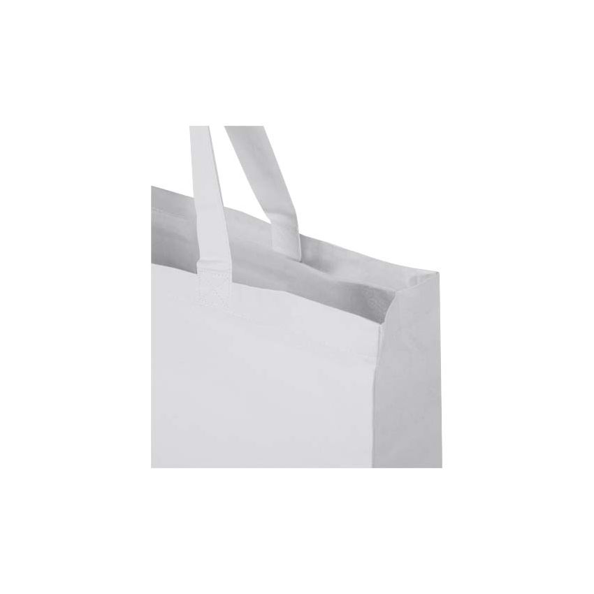 Sac en coton recyclé avec soufflet GRS 220 g/m² 