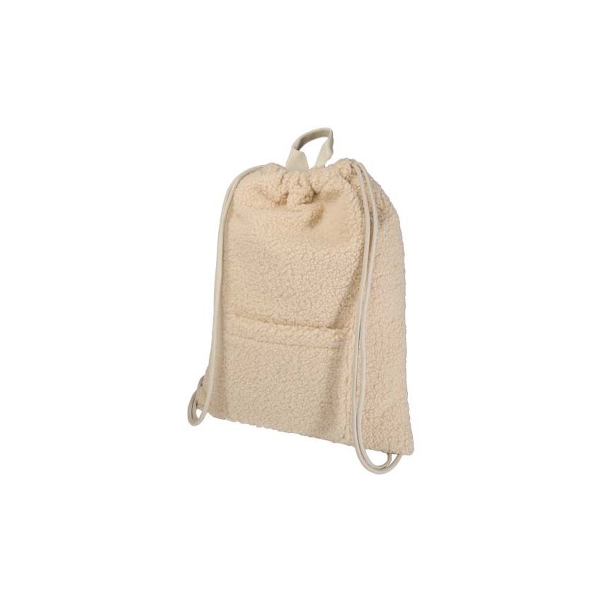 Sac à cordon en sherpa recyclé GRS de 9 L 