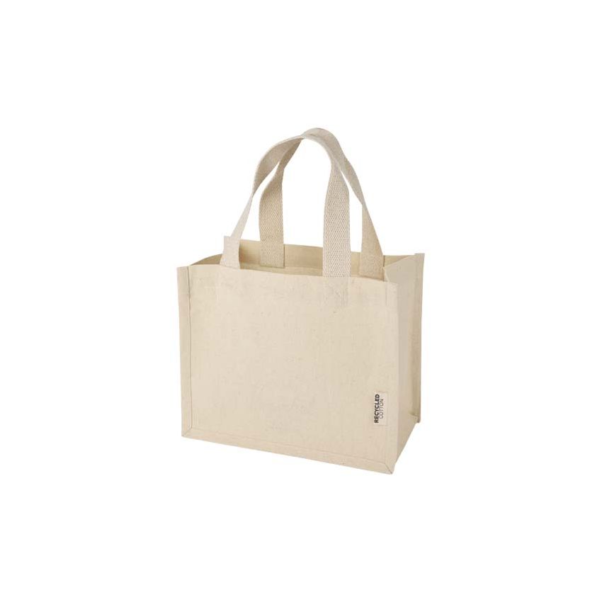 Mini sac de 9 L avec renfort intégral en coton recyclé GRS 220 g/m² 
