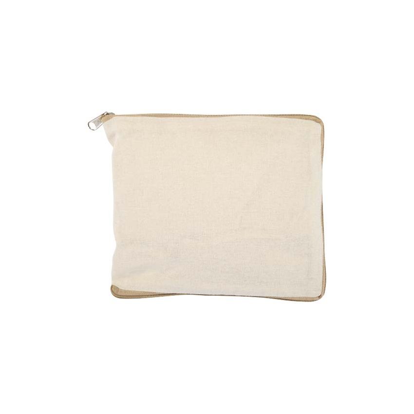 Sac pliable en coton recyclé 7 L et GRS 140 g/m² 