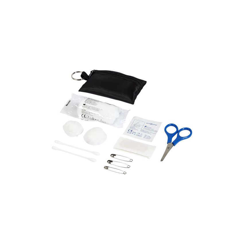 Trousse de premiers secours 16 pièces avec porte-clés 