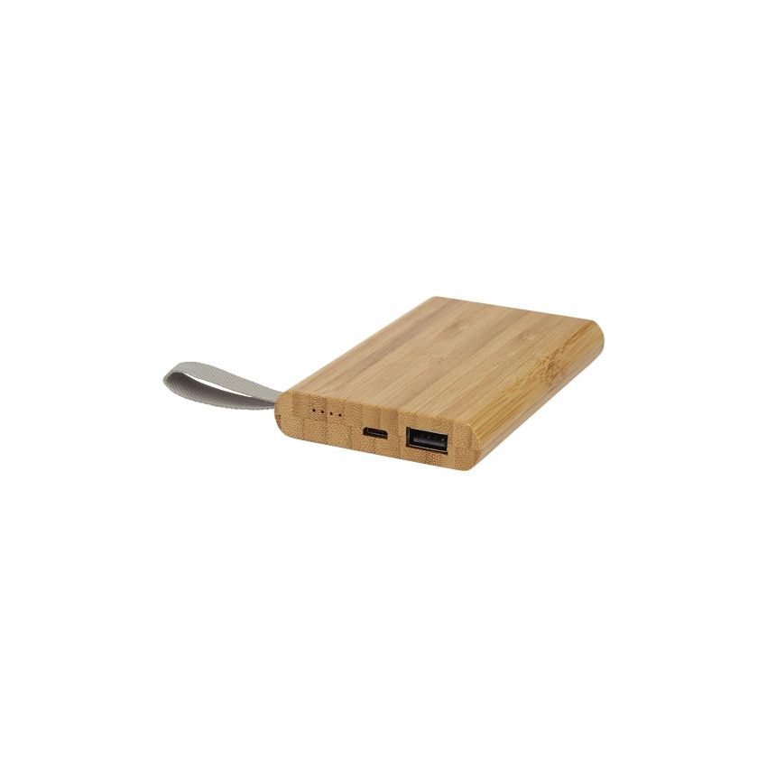 Batterie externe de 5000 mAh en bambou 