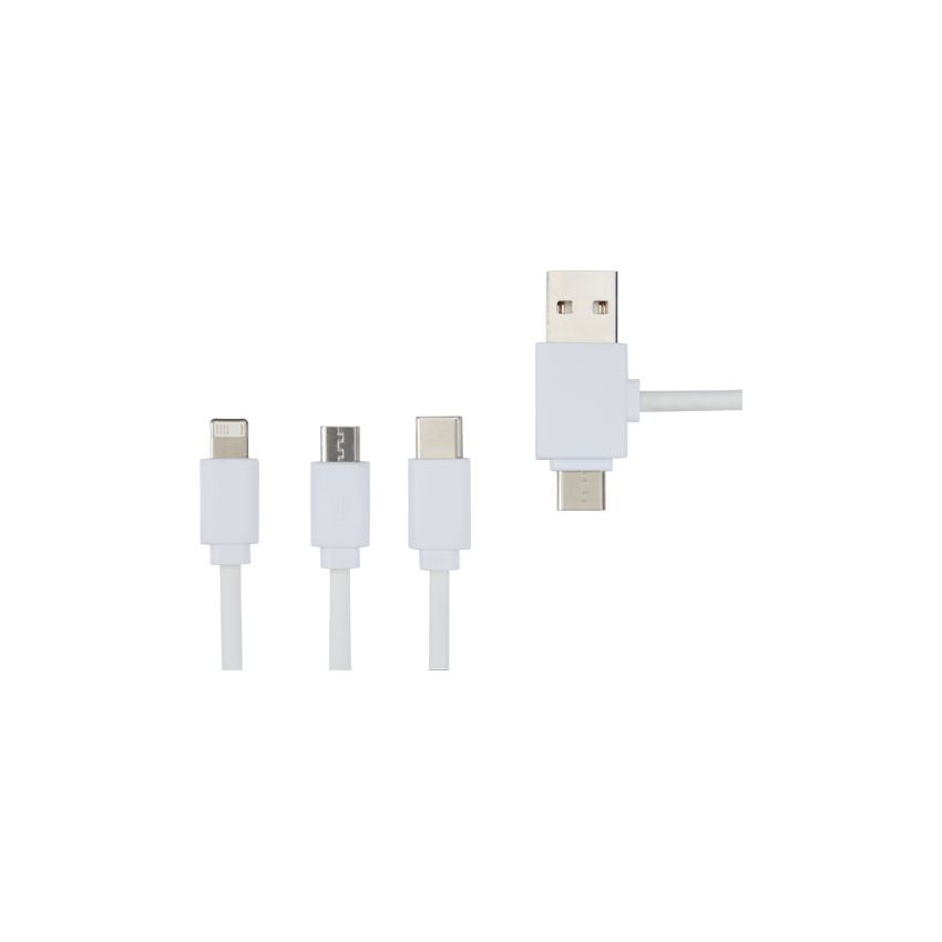 Câble de recharge 5 en 1 avec additif antibactérien 