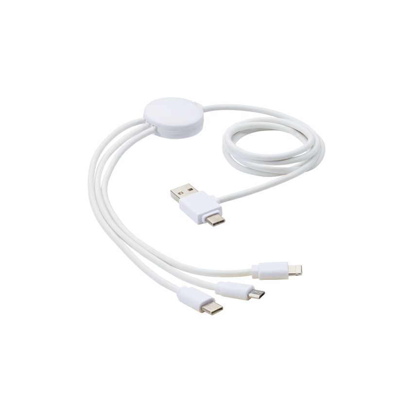 Câble de recharge 5 en 1 avec additif antibactérien 