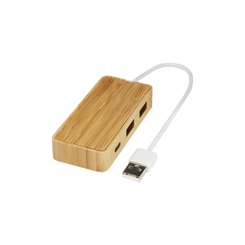 Hub USB en bambou 