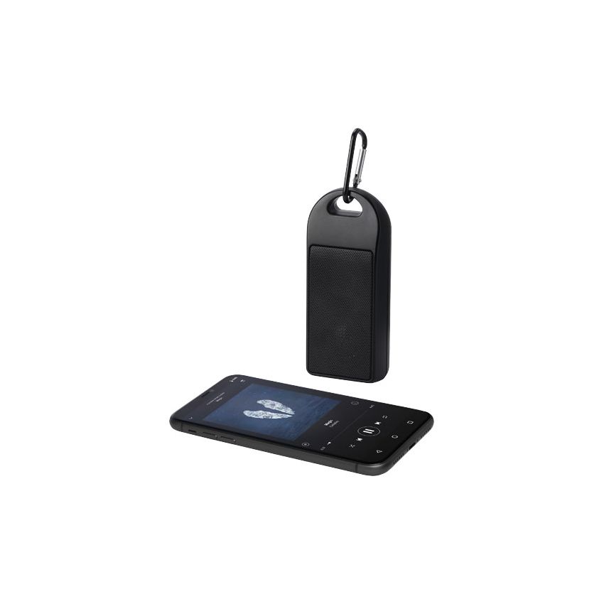 Haut-parleur Bluetooth® 3W IPX4 en plastique recyclé RCS 