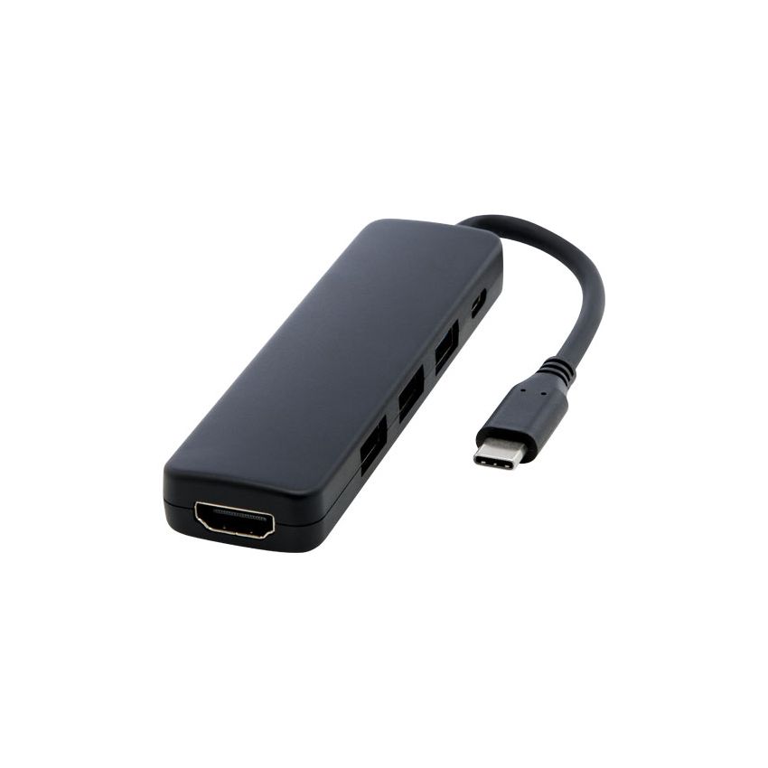 Adaptateur multimédia en plastique recyclé RCS USB 2.0-3.0 avec port HDMI 