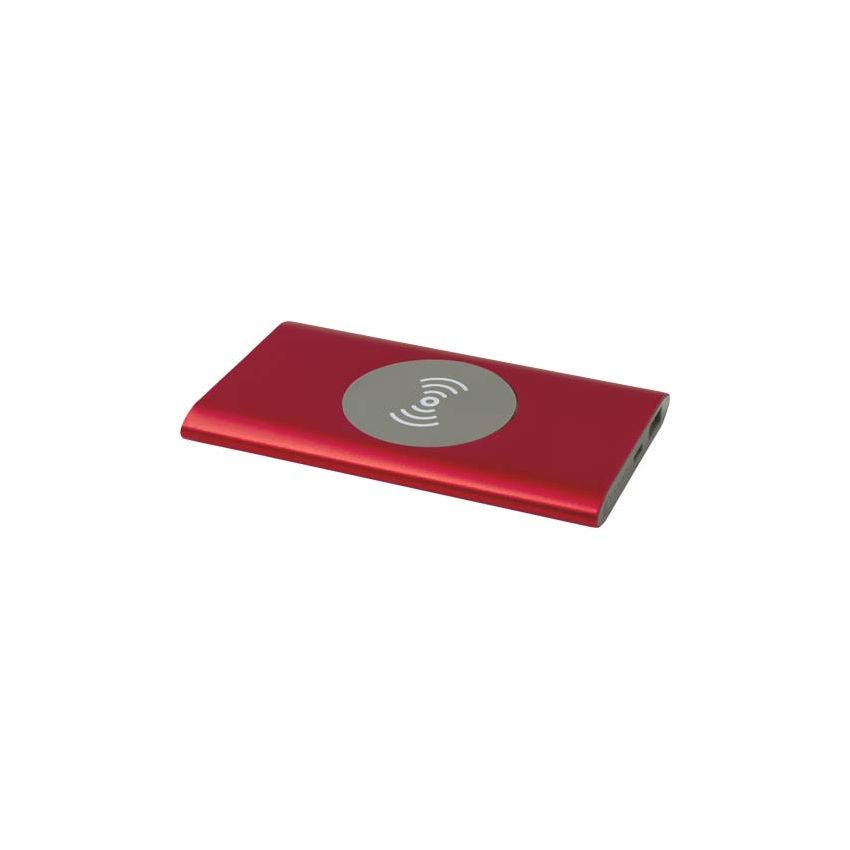Batterie externe sans fil en aluminium recyclé type C de 4000 mAh 