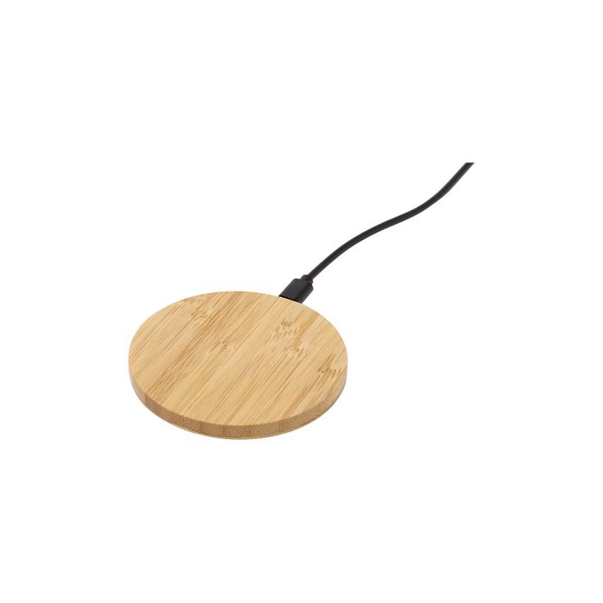 Base de chargement sans fil en bambou 15 W « Essence »