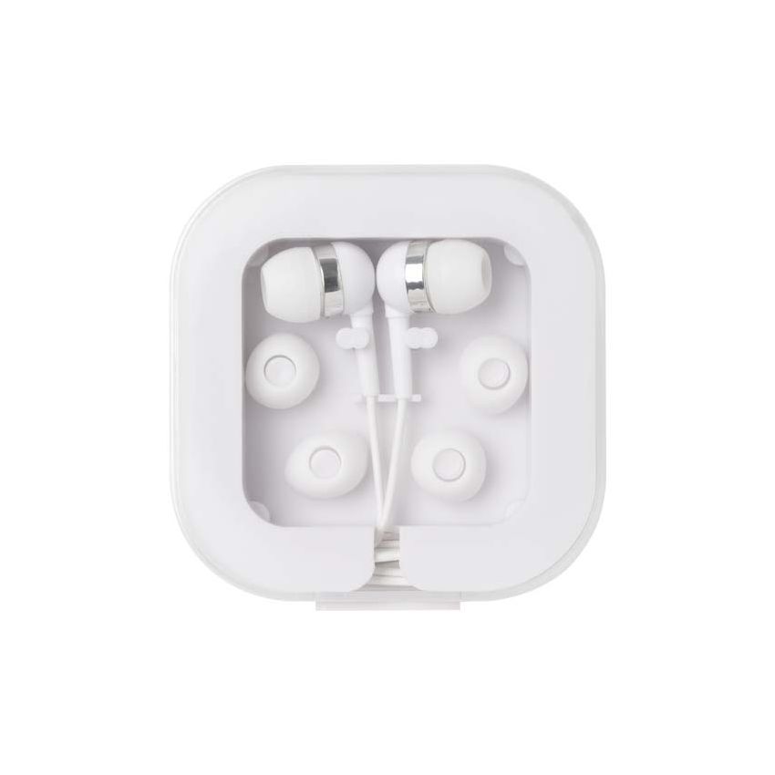 Écouteurs filaires USB-C avec boîtier de rangement en plastique recyclé 