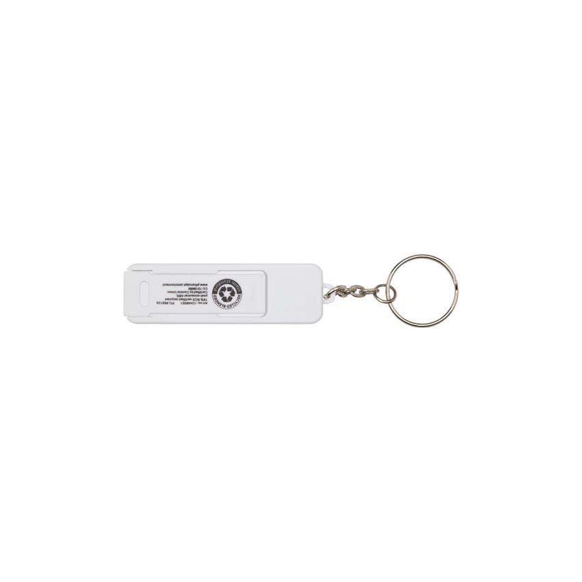 Support de téléphone en bambou avec jouet en plastique recyclé 